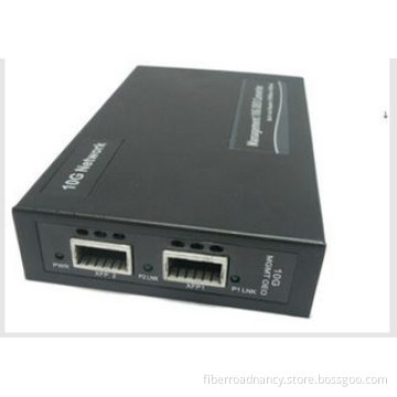 XFP To XFP Manageable optical fiber Media Converter